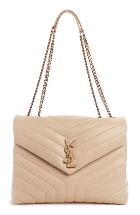 yves saint laurent borsa beige